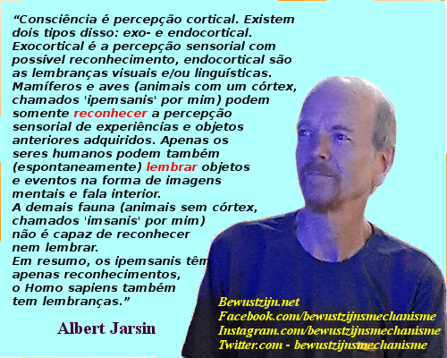 consciência - Het bewustzijnsmechanisme ontdekt - Albert Jarsin - reconhecer - lembrar